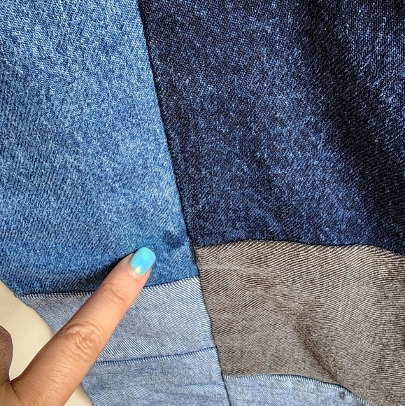 BDG High Waisted Baggy Jean Patched Women's Size 25. - Picture 3 of 8